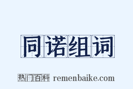 同诺组词是什么意思的图片